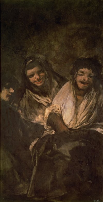 Laughing Figures by Francisco de Goya